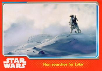 2015 Topps Star Wars Journey to the Force Awakens (UK version) #53 Han searches for Luke Front