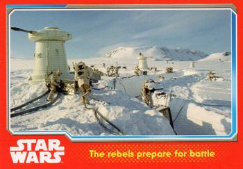 2015 Topps Star Wars Journey to the Force Awakens (UK version) #57 The Rebels prepare for battle Front