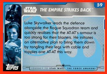 2015 Topps Star Wars Journey to the Force Awakens (UK version) #59 Luke leads the Rogue Squadron Back
