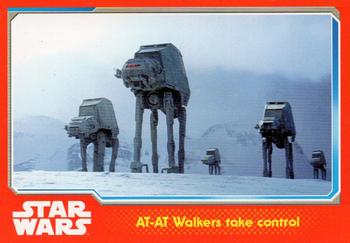 2015 Topps Star Wars Journey to the Force Awakens (UK version) #60 AT-AT Walkers take control Front