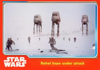 2015 Topps Star Wars Journey to the Force Awakens (UK version) #62 Rebel base under attack Front