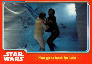 2015 Topps Star Wars Journey to the Force Awakens (UK version) #63 Han goes back for Leia Front
