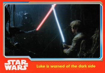 2015 Topps Star Wars Journey to the Force Awakens (UK version) #75 Luke is warned of the dark side Front