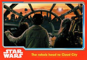 2015 Topps Star Wars Journey to the Force Awakens (UK version) #77 The rebels head to Cloud City Front