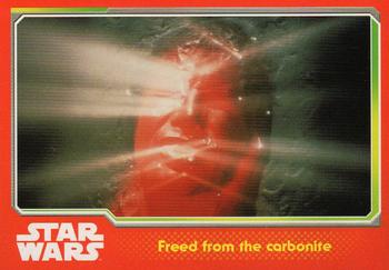 2015 Topps Star Wars Journey to the Force Awakens (UK version) #105 Freed from the carbonite Front