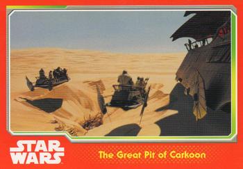 2015 Topps Star Wars Journey to the Force Awakens (UK version) #110 The Great Pit of Carkoon Front