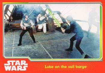 2015 Topps Star Wars Journey to the Force Awakens (UK version) #111 Luke on the sail barge Front