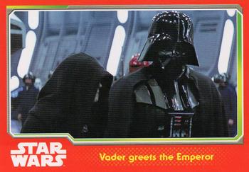 2015 Topps Star Wars Journey to the Force Awakens (UK version) #116 Vader greets the Emperor Front
