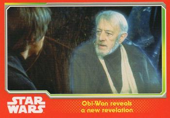 2015 Topps Star Wars Journey to the Force Awakens (UK version) #118 Obi-Wan reveals a new revelation Front