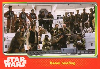 2015 Topps Star Wars Journey to the Force Awakens (UK version) #119 Rebel briefing Front