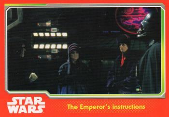 2015 Topps Star Wars Journey to the Force Awakens (UK version) #121 The Emperors instructions Front