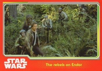 2015 Topps Star Wars Journey to the Force Awakens (UK version) #122 The rebels on Endor Front