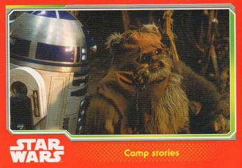 2015 Topps Star Wars Journey to the Force Awakens (UK version) #127 Camp stories Front