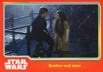 2015 Topps Star Wars Journey to the Force Awakens (UK version) #128 Brother and sister Front