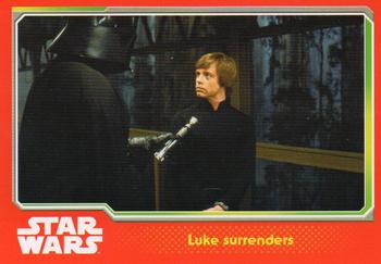 2015 Topps Star Wars Journey to the Force Awakens (UK version) #129 Luke surrenders Front