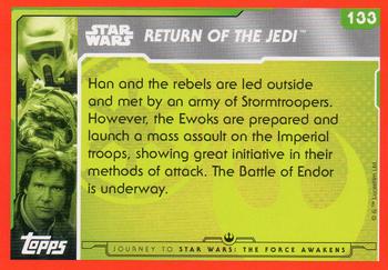 2015 Topps Star Wars Journey to the Force Awakens (UK version) #133 Rebels captured Back