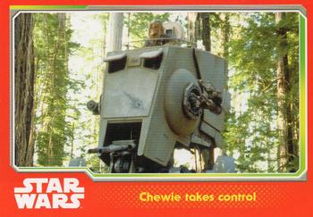 2015 Topps Star Wars Journey to the Force Awakens (UK version) #136 Chewie takes control Front