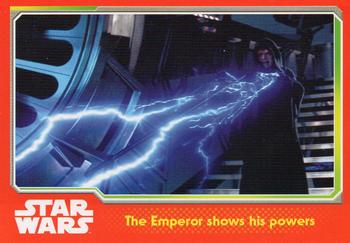 2015 Topps Star Wars Journey to the Force Awakens (UK version) #139 The Emperor shows his powers Front