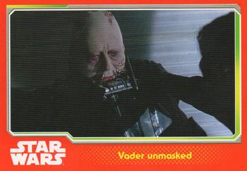 2015 Topps Star Wars Journey to the Force Awakens (UK version) #141 Vader unmasked Front