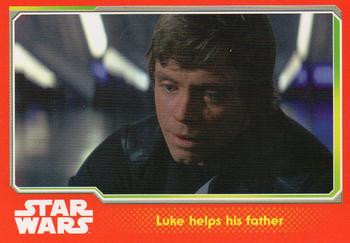 2015 Topps Star Wars Journey to the Force Awakens (UK version) #142 Luke helps his father Front