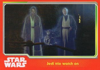 2015 Topps Star Wars Journey to the Force Awakens (UK version) #145 Jedi trio watch on Front