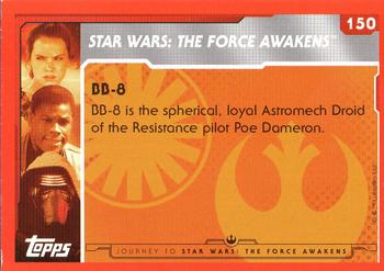 2015 Topps Star Wars Journey to the Force Awakens (UK version) #150 BB-8 Back
