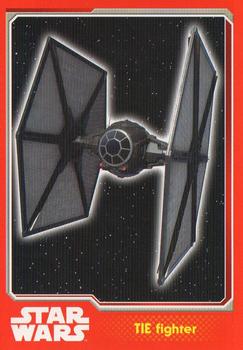 2015 Topps Star Wars Journey to the Force Awakens (UK version) #157 TIE fighter Front