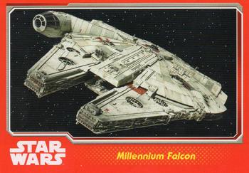2015 Topps Star Wars Journey to the Force Awakens (UK version) #160 Millennium Falcon Front