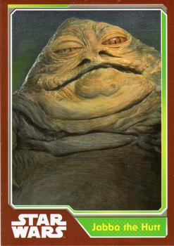 2015 Topps Star Wars Journey to the Force Awakens (UK version) #175 Jabba the Hutt Front