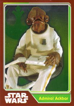 2015 Topps Star Wars Journey to the Force Awakens (UK version) #176 Admiral Ackbar Front
