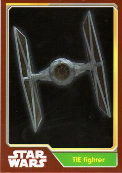 2015 Topps Star Wars Journey to the Force Awakens (UK version) #180 TIE fighter Front