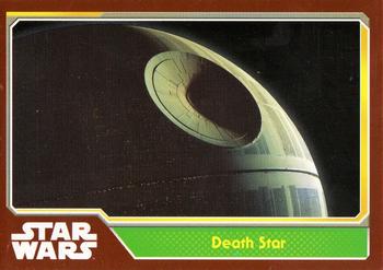 2015 Topps Star Wars Journey to the Force Awakens (UK version) #184 Death Star Front