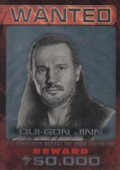 2015 Star Wars Chrome Perspectives Jedi vs Sith Refractor #10-S Qui-Gon Jinn 
