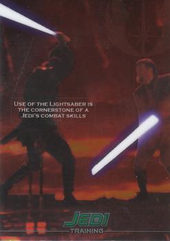 2015 Topps Chrome Star Wars Perspectives Jedi vs. Sith - Jedi Training #9 Lightsaber Combat Front