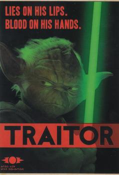 2015 Topps Chrome Star Wars Perspectives Jedi vs. Sith - Sith Propaganda #7 Traitor Front