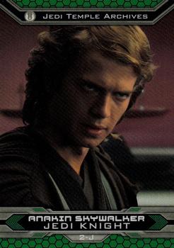 2015 Topps Chrome Star Wars Perspectives Jedi vs. Sith - Refractors #2-J Anakin Skywalker Front