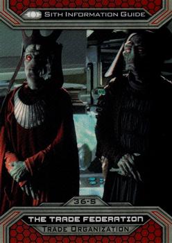 2015 Topps Chrome Star Wars Perspectives Jedi vs. Sith - Refractors #36-S The Trade Federation Front