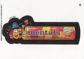 1992 O-Pee-Chee Wacky Packages #8 Mentals Front