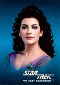 1993 Hostess/Frito Lay Star Trek The Next Generation #6 Counselor Deanna Troi Front