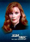 1993 Hostess/Frito Lay Star Trek The Next Generation #7 Dr. Beverly Crusher Front