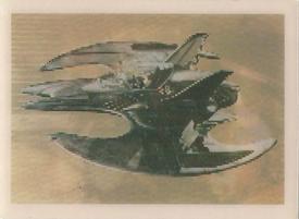1989 DC Comics Batman Motion Cards #8 The Batwing / Batwing Smashes Into Cathedral / Batman escapes from crash Front