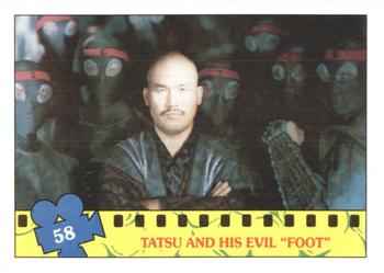 1990 O-Pee-Chee Teenage Mutant Ninja Turtles: The Movie #58 Tatsu and His Evil 