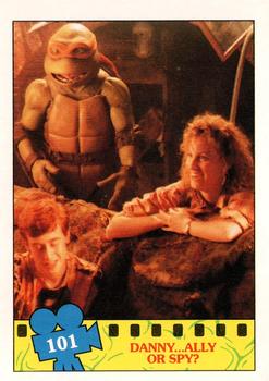 1990 O-Pee-Chee Teenage Mutant Ninja Turtles: The Movie #101 Danny ... Ally or Spy? Front
