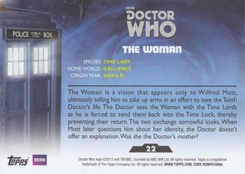 2015 Topps Doctor Who #22 The Woman Back