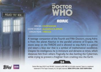 2015 Topps Doctor Who #24 Adric Back