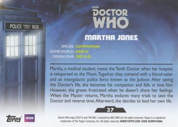 2015 Topps Doctor Who #37 Martha Jones Back