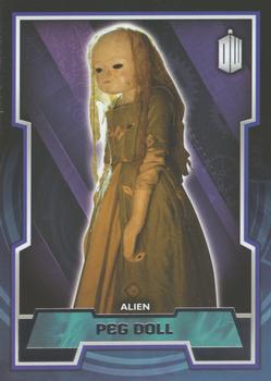 2015 Topps Doctor Who #89 Peg Doll Front
