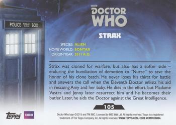 2015 Topps Doctor Who #105 Strax Back