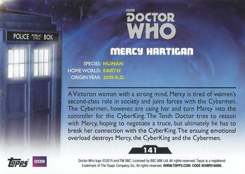 2015 Topps Doctor Who #141 Mercy Hartigan Back