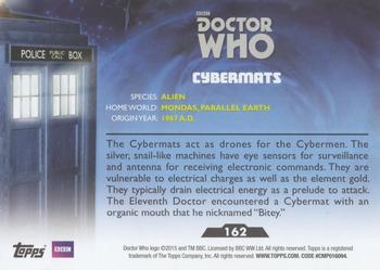 2015 Topps Doctor Who #162 Cybermats Back